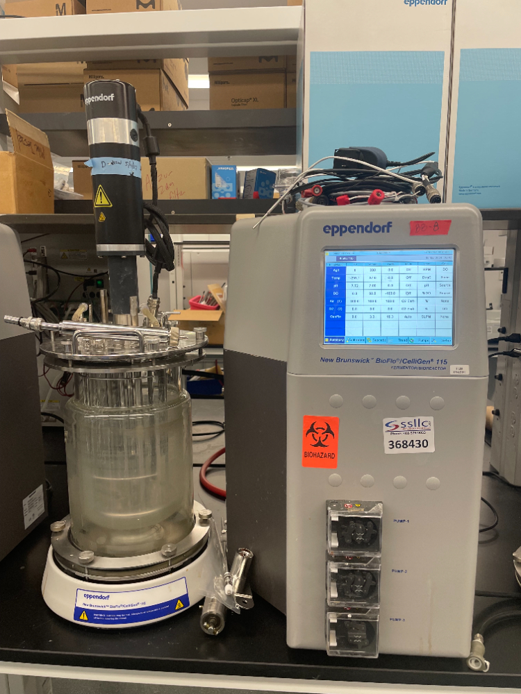 Image of Eppendorf BioFlo iCellGen 115 Fermentor/Bioreactor